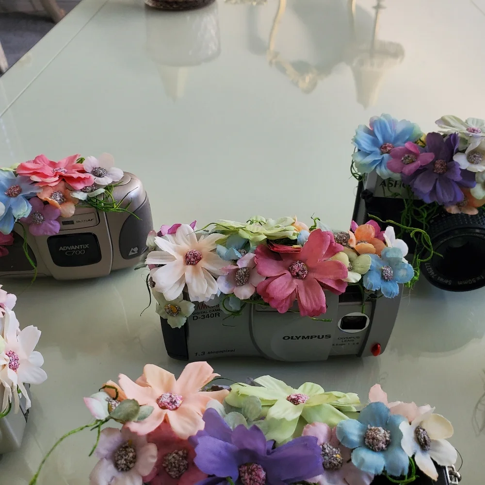 CAMERA CENTERPIECES for Photography, Travel, Adventure, Graduation or DECOR